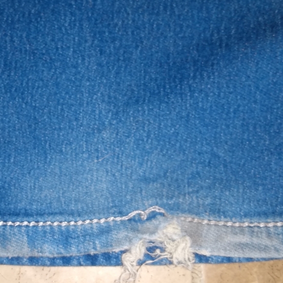 Juniors Twentyone Black Rue 21 Jeans 5/6R  Blue Denim Boot Cut Button Pockets - Picture 2 of 6